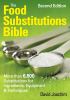 Go to record The food substitutions bible : more than 5,500 substitutio...