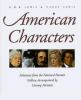 Go to record American characters : selections from the National Portrai...