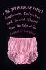 Go to record I see you made an effort : compliments, indignities, and s...