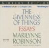 Go to record The givenness of things : essays