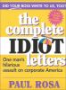 Go to record The complete idiot letters : one man's hilarious assault o...