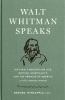 Go to record Walt Whitman speaks: his final thoughts on life, writing, ...