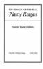 Go to record The search for the real Nancy Reagan