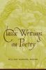 Go to record Classic writings on poetry